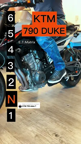 Replying to @foxy6944 Maximim speed for each gear on a KTM 790 Duke #moto #motorcycle #ktm #ktm790duke #topspeed #gearshift #bikelife #etmatrix 