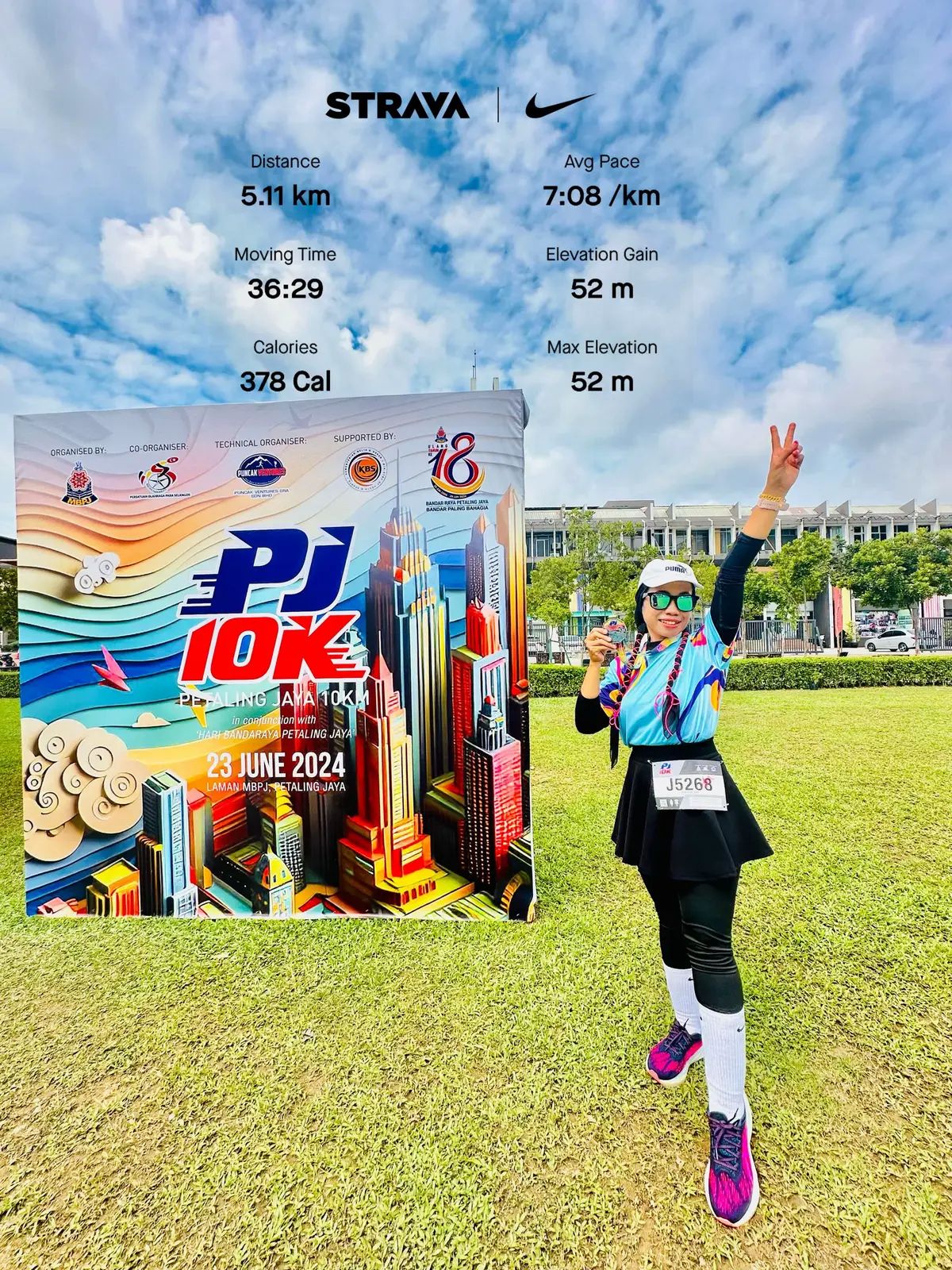 Alhamdulillah 🥰🥰 #pj10k #pj10k2024 #walk #Running #pelarikonten #berandatiktok #tranding 