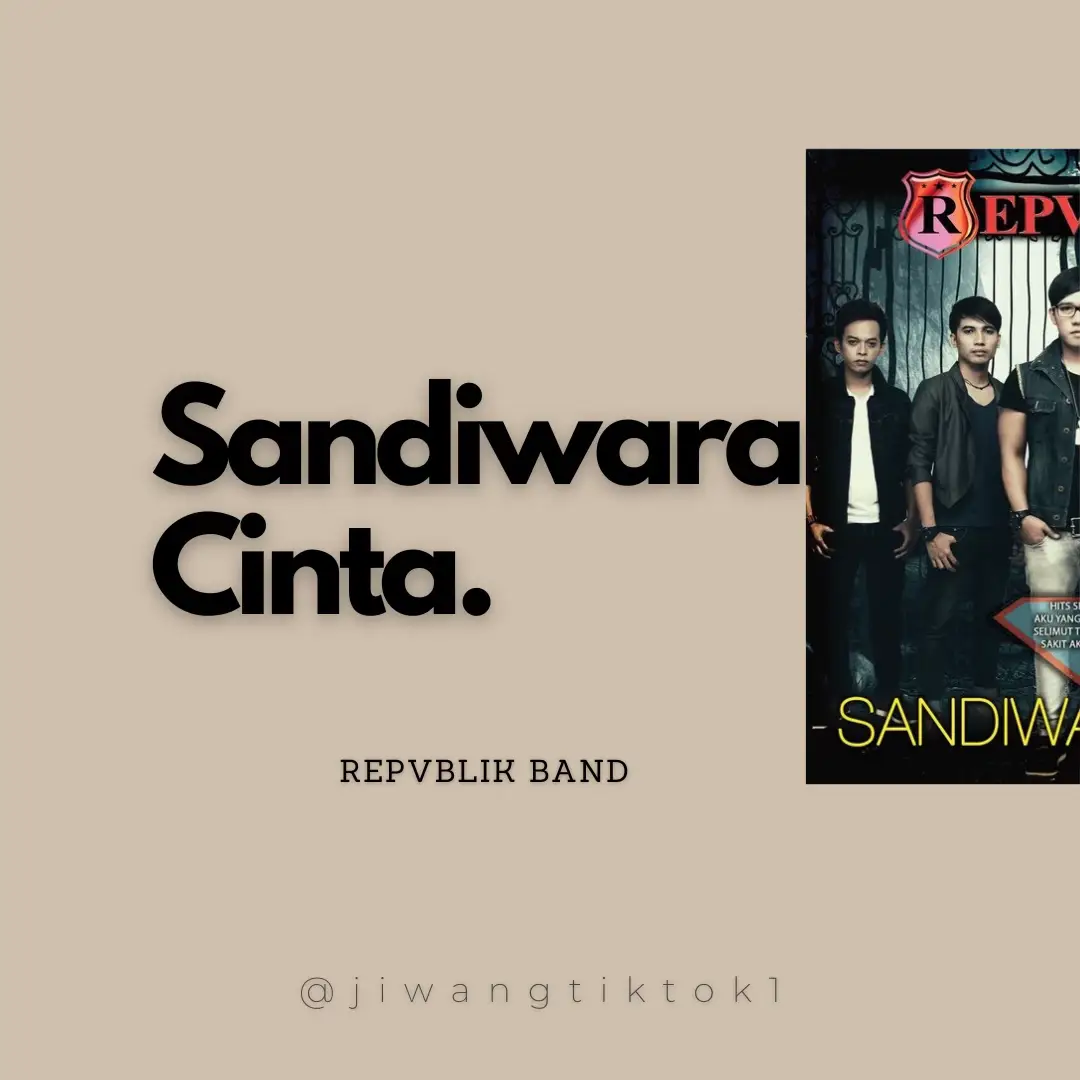 Sandiwara Cinta - Repvblik Band #liriklagu #sandiwaracinta #repvblikband #jiwangtiktok 