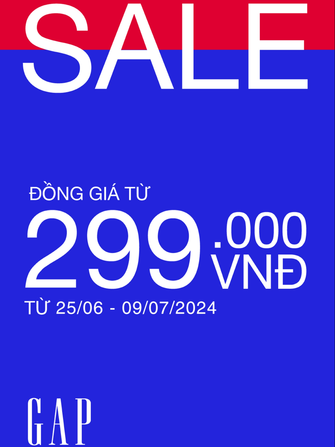 𝗔𝗖𝗙𝗖 𝘅 𝗚𝗔𝗣 | 𝗘𝗡𝗗 𝗢𝗙 𝗦𝗘𝗔𝗦𝗢𝗡 𝗦𝗔𝗟𝗘 - ƯU ĐÃI ĐẶC BIỆT LÊN ĐẾN 50%++ Phục vụ các tín đồ yêu thời trang, GAP tiếp tục mang đến ưu đãi đặc biệt lên đến 50%++ tại các cửa hàng GAP trên toàn quốc.  📍Đặc biệt GAP vẫn đang có vô vàn ưu đãi bất ngờ dành cho các khách hàng mua sắm tại cửa hàng GAP. Chương trình diễn ra từ ngày 25.06.2024. *Liên hệ nhân viên cửa hàng để biết thêm thông tin chi tiết. Nhanh tay đến ngay cửa hàng GAP gần nhất hoặc mua tại ACFC Online nhé! #acfc #acfcvietnam #acfconline #GAP #GAPVietnam #howyouweargapvn