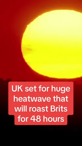 The UK is set to welcome a huge heatwave that will see Brits roast in 48 hours of degrees up to 31C #dailymirror #breakingnews #fyp #heatwave