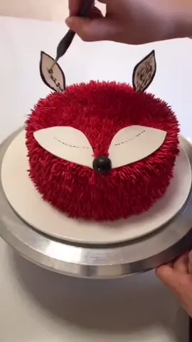 #fyp #cakeart #cakedecorating #cutecake #foxcake 