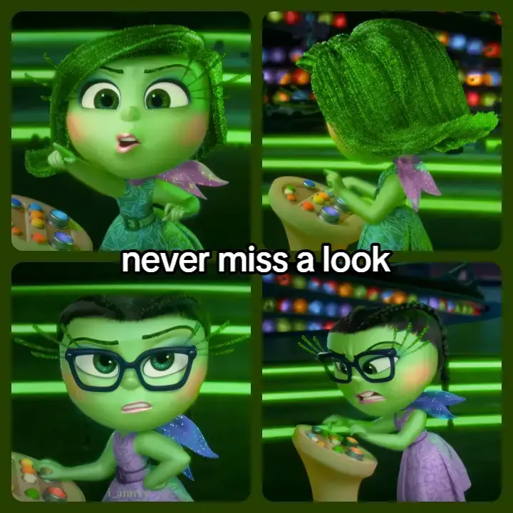 they never miss a look 👀 #insideout2 #foryou #foryoupage #fyp #disgust 