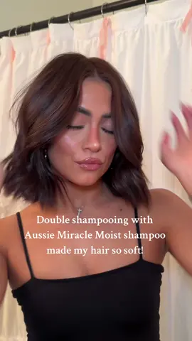 @Paola Matute & I could both agree 💟 double shampooing lives up to the hype!!! Try it out and #doyoudoubleshampoo @Aussie Hair USA #ad #doubleshampoo