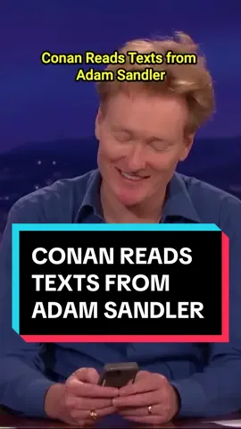 “CONEY!” - Adam Sandler #CONAN #conanobrien #adamsandler 