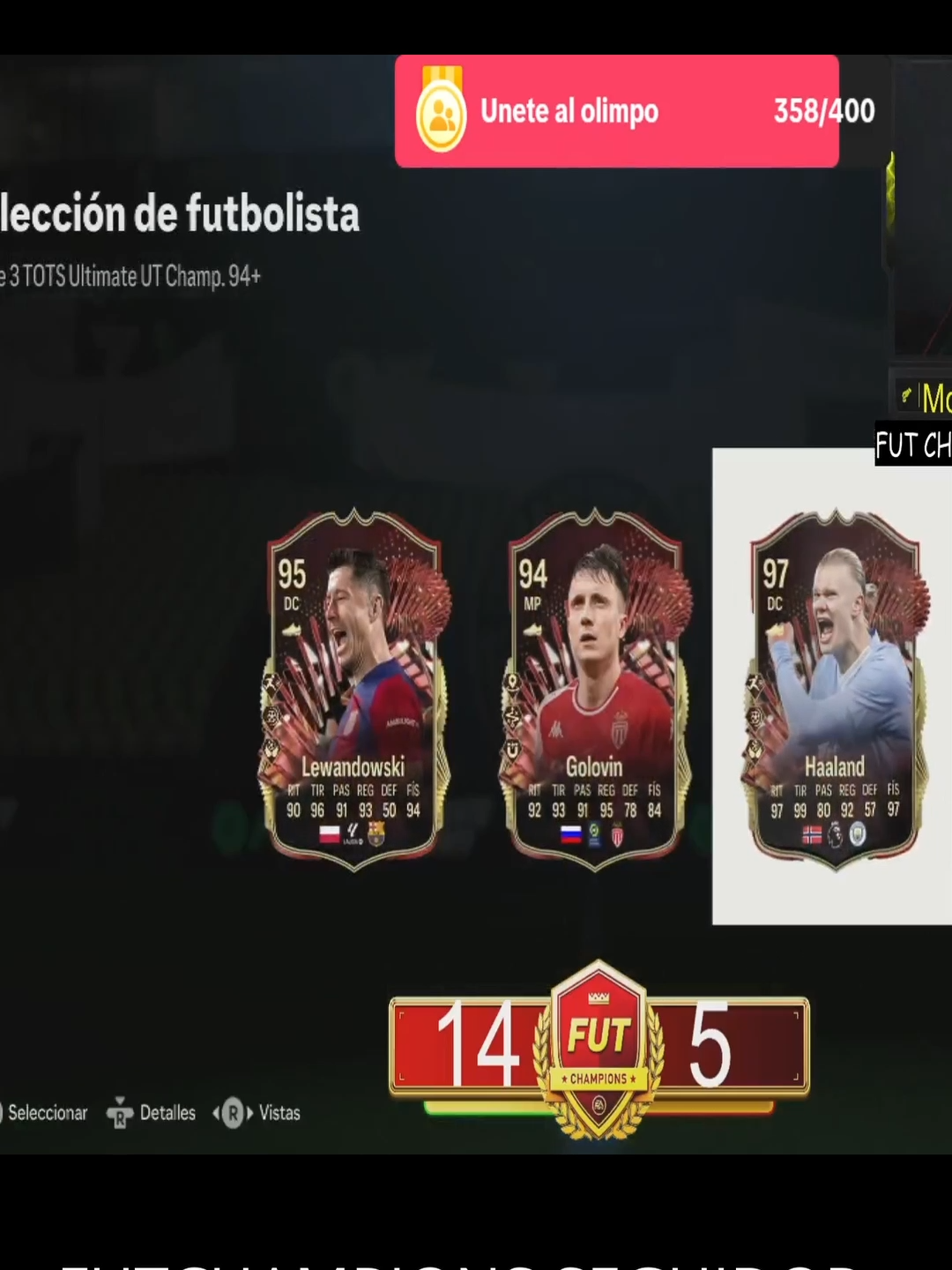 JUGAMOS EL FUT CHAMPIONS DE UN SEGUIDOR Y ESTO FUE LO QUE SALIÓ.... #eafc24 #fifa24 #ultimateteam #packopening #recompensa #parati