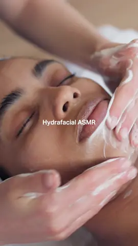 Sound up for 20 seconds of straight relaxation 💙 #hydrafacial #fyp #foryou #asmr #asmrskincare #asmrsounds #skintok #skincare