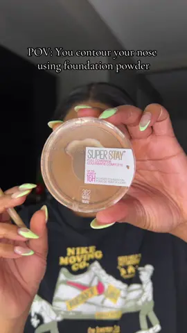 This goes to show there is no right or wrong way to doing your makeup. #beautycontentcreator #makeuptutorialblackgirl #blackgirlmakeup #makeuptutorial #nosecontour #nosecontourtutorial 