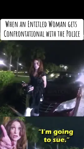 When an Entitled Woman gets Confrontational with the Police #police #copsoftiktok #foryou #news #arrested 