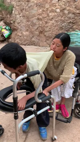 A day of a disabled family 😣 God bless you