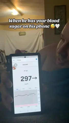 I honestly admire that he has my sugar on his phone and can check on me at any time of the day 🤍🤍🤍 #type1diabetes #diabetes #dexcomg7 #dexcom #bloodsugar @Dexcom US @Dexcomg7 @Beyond Type 1 #dexcomfollow #t1d 