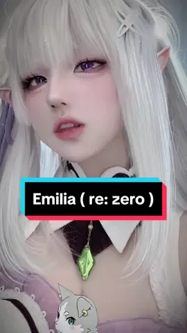 Emilia xinh❤️#viral #fyp #douyin #cosplay #xuhuong #foryou #foryou #xuhuongtiktok #rezero #emiliarezero #kaorimecos🎻 