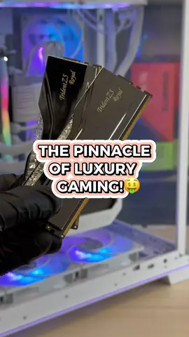 The PINNACLE of luxury GAMING! 🤑 #pc #gamingpc #gaming #ram #techvideo #gskill #luxury 