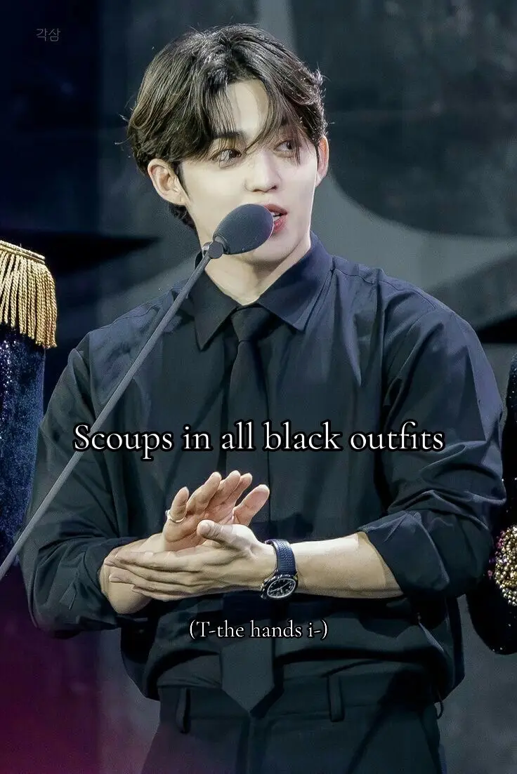 What your favourite all-black outfit of his? #svt #seventeen #scoups #choiseungcheol #scoupsedit 