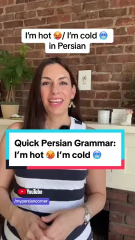 I always get questions about the grammatical structure of this one. Hope this helps 🥵🥶  #persian #farsi #learnpersian #learnfarsi #persianvocabulary #vocabulary #foreignlanguage #learnlanguages #usefulexpressions #easygrammar #grammar 