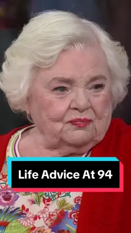 She's an icon, she's a legend, and she IS the moment. #junesquibb #aging #advice 