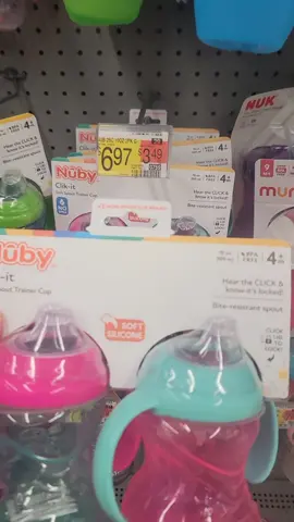 Nuby Clik It Cups are our favorite sippy cups!  #nubyfun #nubycups #MomsofTikTok #babymusthaves #walmartfinds #shopwithme #sippycup @Nuby USA 