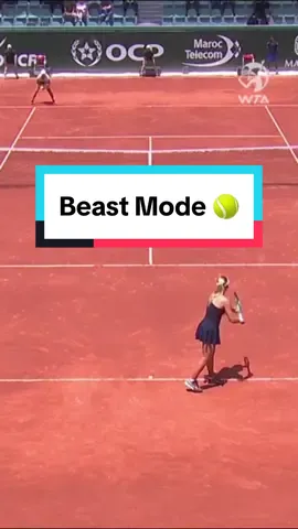 From the grass today to the clay, Peyton Stearns is always in beast mode 😤 #WTA #PeytonStearns #Tennis #TennisTok 