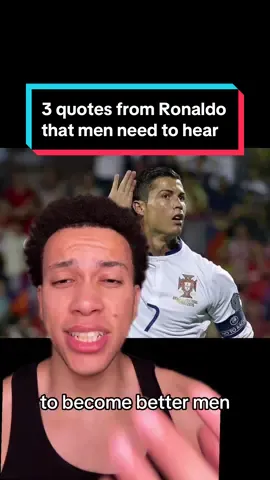 Ronaldo leading by example!
