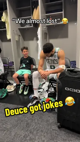 Deuce really said “We almost lost” after Game 3 in Dallas 😂