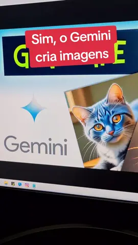 Sim, o Gemini, a inteligência artificial do Google também gera imagens. Veja no vídeo o truque para dar certo. #gemini #inteligenciaartificial #google 