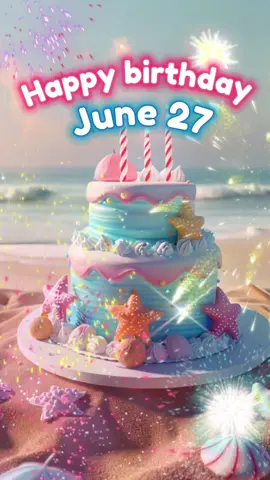 27 June happy birthday to you song🎵 Birthday status Birthday wishes video 🎉 Happy birthday digital greetings card 🎂  Join our community in sharing joy 🤩 #birthdaycard #celebrationavenue  #birthday #birthdaystatus #birthdaywishes #birthdaygreetings #happybirthday #happybirthdaysong #happybirthdaywishes #birthdayquotes #happybirthdaytoyou #happybirthdaytome #birthdaygreetings #birthdaygift #деньрождения #birthdaygirl #birthdayboy #itsmybirthday #cheerstoyou #birthdaybyday #27june #june27 #june27th #june27birthday #june27baby #junebirthday #cumpleanos #junebirthdays #birthdaycake #june