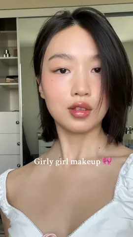 Girly girl makeup🎀 #makeuptutorial #grwm #everydaymakeup 