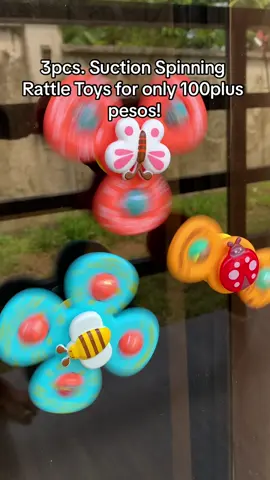 No gadgets? No problem mga mommies🥰 #fyp #spintoy #babyrattletoy #suctionspinner #babytoys #MomsofTikTok #firsttimemom 
