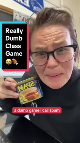 Teachers, this is a REALLY dumb but REALLY awesome classroom game. SPAM 🍖 This can be used to: Increase communication Boost questioning skills Higher order thinking practice Classroom reward activity Would you try it? #teacherideas #classroomgames #spam #teachergames #classroommanagement #behaviormanagement #teacherfun #classroomhack 