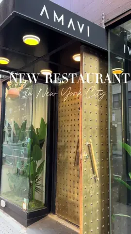 Check out this new New York City restaurant before other people find out about it! #travelbucketlist #nyc #nycrestaurants #fundinnerplacesinnyc #manhattan #summerdinnerideas #restaurantideas #placestoeatinmanhattan #newyorkfood #foodspotsinnewyork #travelnyc #thingstodoinnyc #nycitinerary #nychiddengems #nycmostinstagrammableplaces#traveltiktok #travel #traveldestinations #traveldestination #restaurantsnyc #wheretoeatmanhattan #manhattan #datenightnyc #bestnycrestaurants #swanky #nycdinning #newnycrestaurant #wheretoeatinnyc #wheretoeatnyc #amavi 