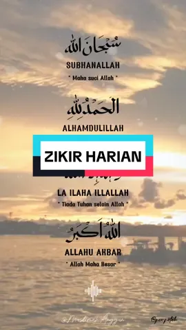zukir dulu pagi2 ni insyaAllah  dapat : menenangkan jiwa melembutkan hati lapang fikiran menyegarkan minda #zikir #zikirharian #zikirpenananghati #doa #doaharian #zikirpembukapinturezeki #zikirpagi 
