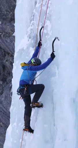 Swing sharp things into ice while ice climbing is pretty fun