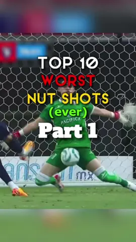 Top 10 WORST nut shots in football 🐣 #Soccer #football #top10 #fyp