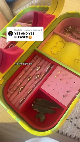 Replying to @Heather  @Rae influencing success stories 😆 such a well made jewelry box - I’m impressed! Its deeply discounted ~ my custom trays cost more! 