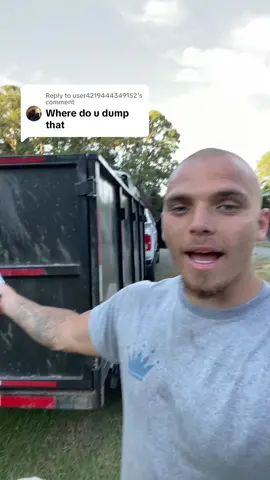 Replying to @user4219444349152 where do you dump your trailer? Heres your answer 🙂‍↔️ #junkremoval #SmallBusiness #dumpire #irl 