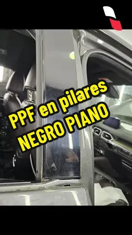 Protección PPF en Pilares Negro Piano #zetawraps #wolfppf #fyp #ppf 