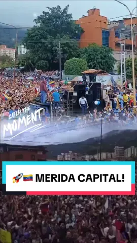 🚀🇻🇪 ¡IMPRESIONANTE! Así esta Merida Capital a la espera de María Corina! Les digo una cosa: No cabe duda que esto es indetenible y es el vivo reflejo de lo que sucederá en las venideras elecciones del próximo 28 de julio. ✅ #VamosAGanar juntos y #ConVZLA! 🏃🏻‍♂️¡SEGUIMOS! #ParaTi #Viral #Noticia #Venezuela #Tendencia #flypシ #Merida #Comparte 