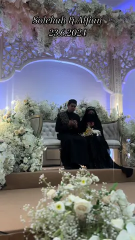 Majlis persandingan Solehah & Alfian ❤️ #wedding #malaywedding #dewankahwin #weddinghall #fyp 