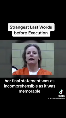 Strangest last words before execution! #executioner #lastwords #executioner #prison #murder 