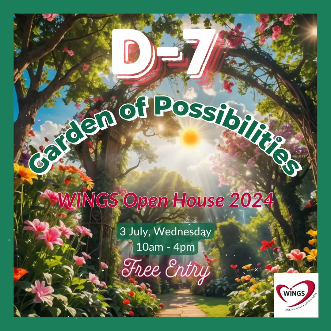 D-7 Unveiling the exciting prizes in store for you at Garden of Possibilities! Redeem free goody bag you complete our experiential educational booths. Plus, first 300 visitors get a chance to win amazing hamper worth $200.  Thank you to our generous sponsors for providing the attractive prizes: @Coco Veda @ThomsonMedical Lil Palette @New Moon Singapore @Coca-Cola  Join us for a day of fun, learning and rewards! No pre-registration is required.  Date: 3 July 2024, Wednesday Time: 10am to 4pm Venue: Society for WINGS Junction 8 Office Tower #05-01 Admission Fee: FREE More info: https://www.wings.sg/programmes-and-events/garden-of-possibilities/ #GardenOfPossibilities #societyforwings #womenabove40 #openhouse #seniorlearning #womenempoweringwomen #freeevents #freeadmission #singapore