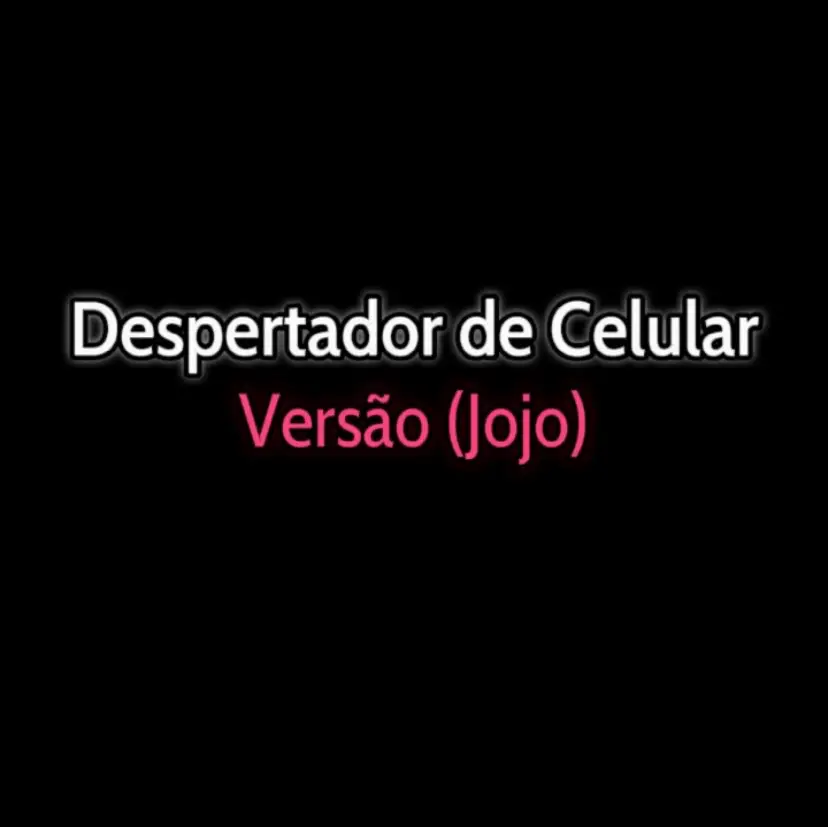 #fyp #jojo #viral #vaiprofycaramba #foryou #despertador #music #foryoupage #toque #reggaeton #alarme 