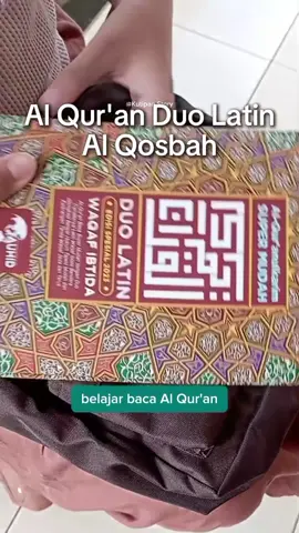 Al Qur'an Duo latin Al Qosbah, di lengkapi tajwid warna, terjemahan, tanda waqop dan fitur lainnya #alquran #alquranduolatin #alquranduolatinalqosbah #shopmaster #alqurantajwid 