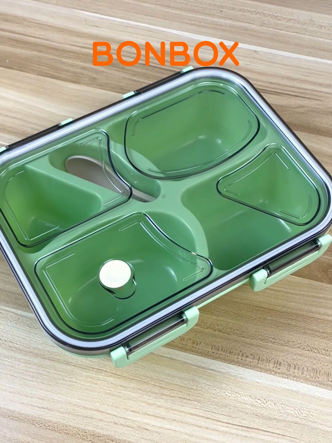 Bonbox Bento Box with Partition & free Spoon #Bento #bentobox #lunchbox #free #partition #fyp