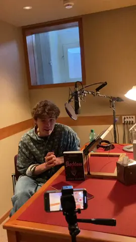 LESS THAN ONE WEEK TO GO UNTIL RECKLESS! Audiobook recording behind the scenes with Chase the voice of Kai Azer 🖤🗡️  #kaiazer #kaiandpaedyn #powerlesslaurenroberts #recklesslaurenroberts #audiobooktok @Lauren Roberts 