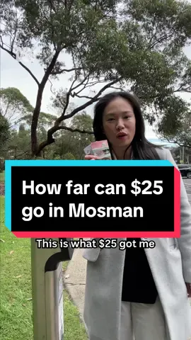How far can $25 go for food in one of Australia’s most expensive suburbs? 💸 (spoilers not far if you include parking) 🎤 Janice Fung #CostOfLiving #Sydney