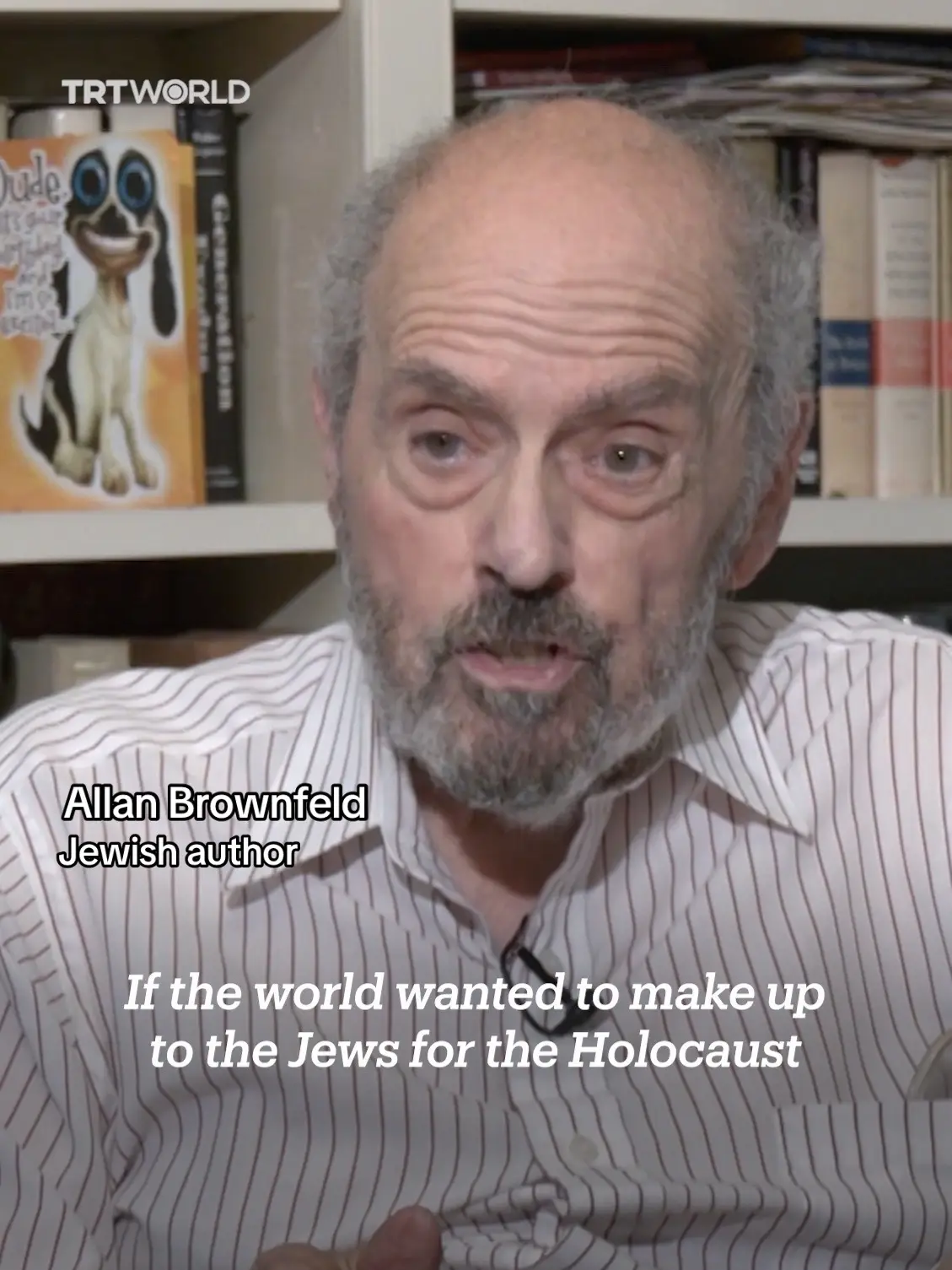 Allan Brownfeld, editor of the American Council for Judaism magazine, tells TRT World that if the world wanted to make up for the Holocaust, the world should have given Jews a piece of Germany