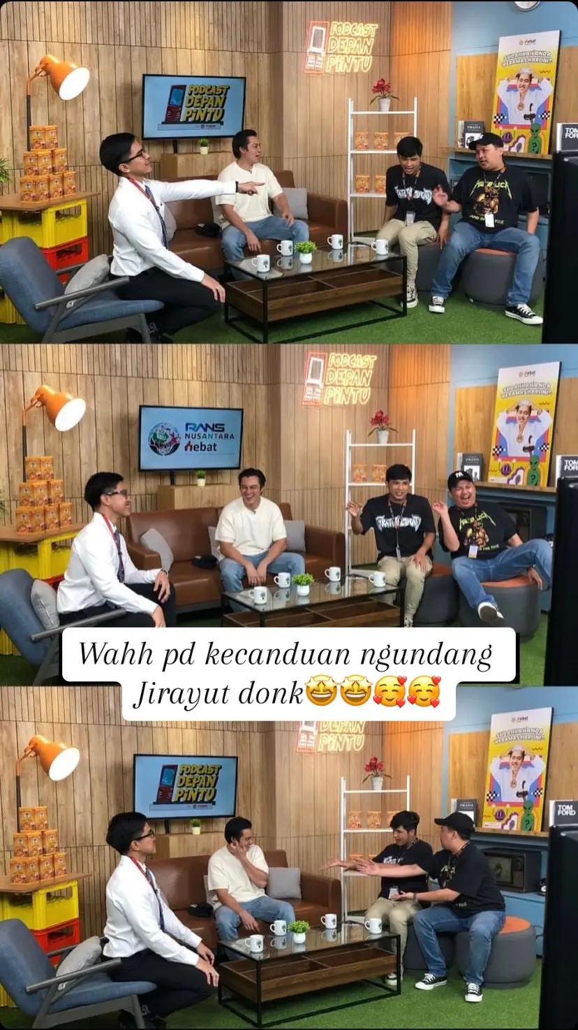 Yuhuuiiii ditunggu lg keseruan dan kehebohannya  bareng Anak President lg🤩🤩🥰🥰 @Jirayut #jirayut #jirayutdaa4 #jirayutdaa4official #podcastdepanpintu 