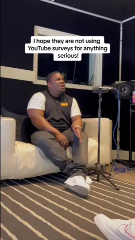 Who else just clicks on anything just to watch the video they came for?…..the stats must be off! …full episode out now!  . . . . . . . #youtube #surveys #questionaire #research #Love #stats #banter #podcast #fyp #viral 