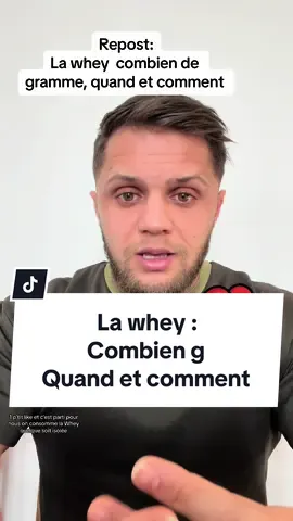 💪 Combien de Grammes de Whey Protéine Consommer, Quand et Comment ? 🔥 📹 Dans cette vidéo, on te dévoile tout ce que tu dois savoir sur la whey protéine : combien en consommer, quand l'utiliser et comment l'intégrer à ton régime pour maximiser tes gains musculaires ! 🌟 Prêt à optimiser tes résultats ? Suis ces conseils essentiels ! 🚀 #wheyprotein #complementalimentaire #musculation #Fitness #GymTok #conseil  @coach walid 
