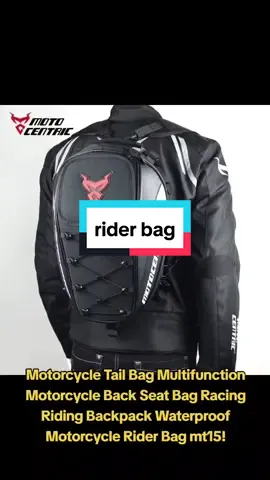 Beli disini 👉@smileForever  Motorcycle Tail Bag Multifunction Motorcycle Back Seat Bag Racing Riding Backpack Waterproof Motorcycle Rider Bag mt15! #motorcyclebackpack #tailbag #backpack #riderbag #seatbag #fypシ゚viral 